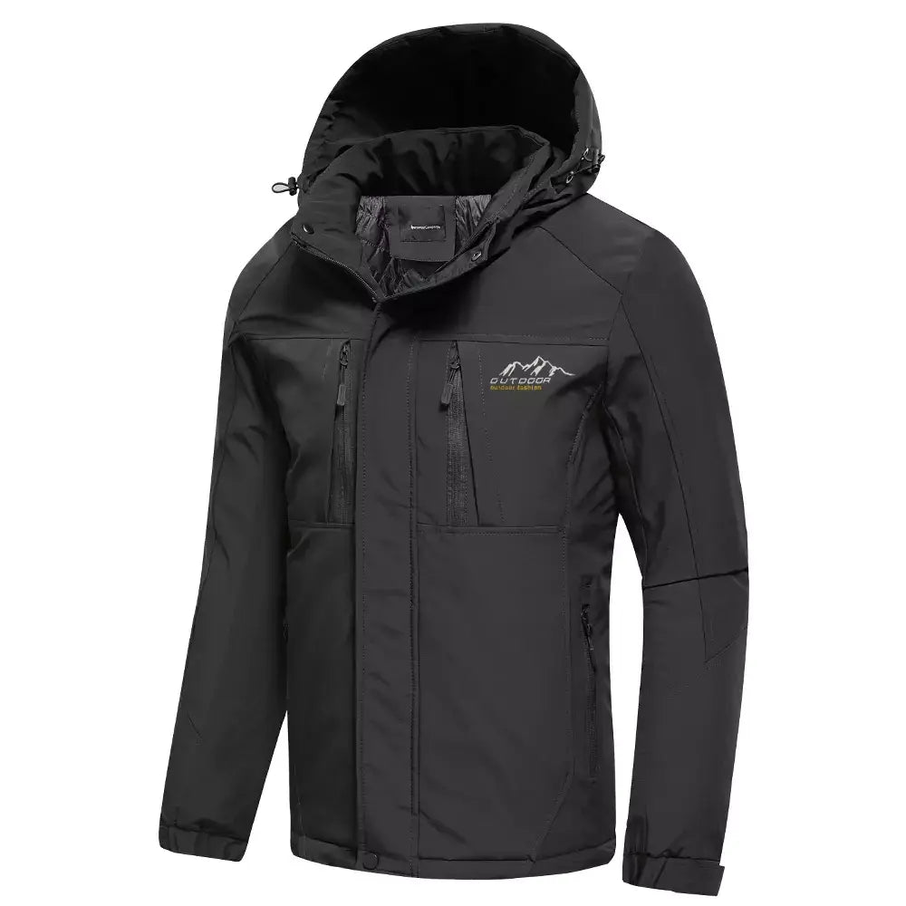 Veste imperméable à capuche pour hommes