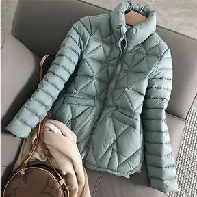 Parka pour femme en duvet d'oie